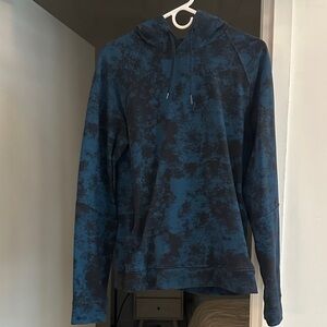 lululemon athletica Blue and Black Patterned Hoodie
